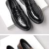 Men's Genuine Leather Cowhide Loafers - Formal Slip-on Shoes