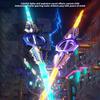 Flame Double-Edged Rotating Lightsaber Super Cool Gift Toy With Vibrant Multi-Colored Lightscool Sound Effects Boy Gift Toy