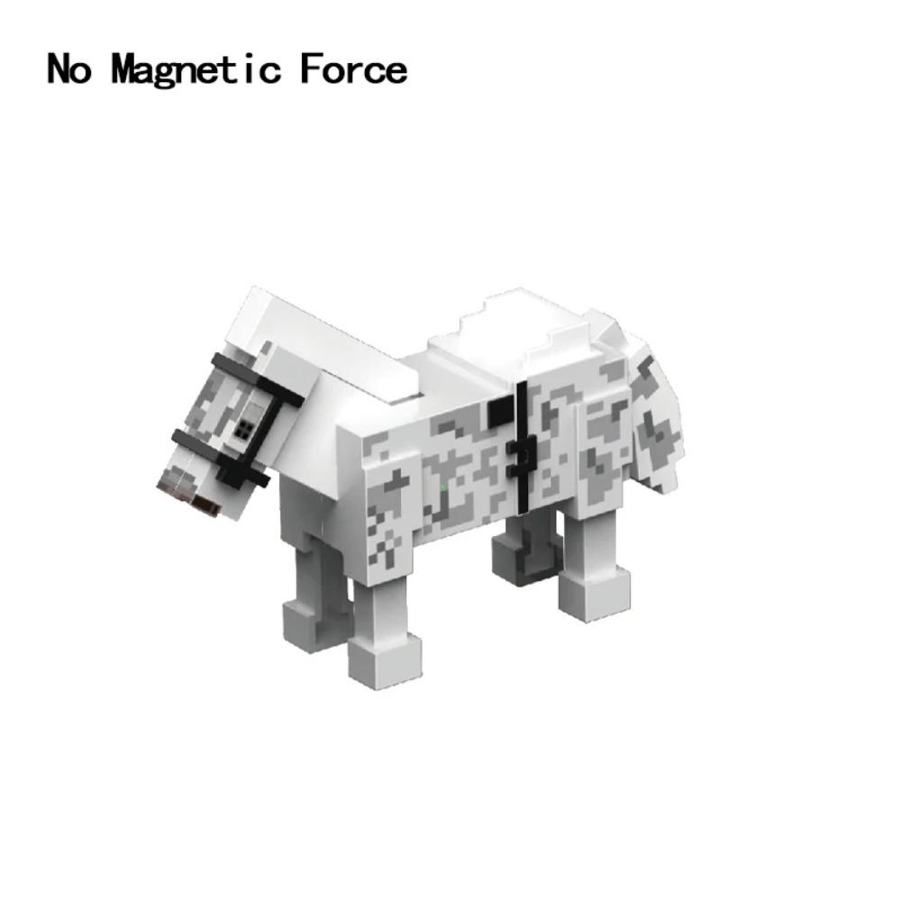 Animal Wheat Block Scene Building Mine World Magnetic Base Plate Magnetic Building Block Toys Children's Toys Gift DIY 2CM X045