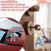 [PATIKIL] Initial Letter Keychain, Gift Bling Letter Keychain, Alphabet Key Ring, Handbag Accessory for Women, Shiny Cute Backpack Bag Car Key