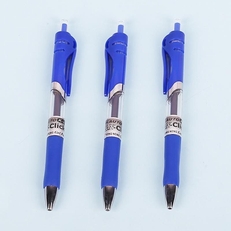 

K35 Click Gel Pen 0.5mm Bullet Tip for Students and Office Use - Black, Red, Blue Signature & Note-taking Pen 0.5mm