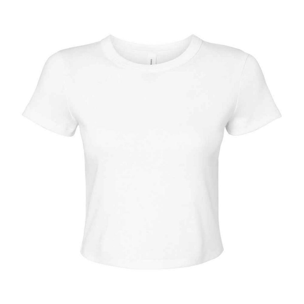 Bella + Canvas Damen/Damen Micro-Rib Crop Top