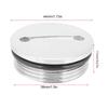 Boat Fuel Tank Cap 316 Stainless Steel Polished Marine Boat Fill Port Marine Hardware