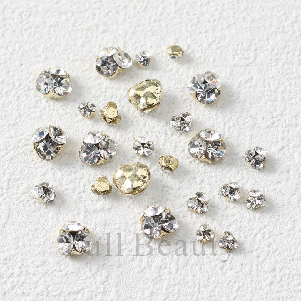 New Diamond Ball Nail Art Jewelry Mixed Shiny Pile Diamond Nail Jewelry