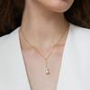 Dawn of Me Crescendo Pearl Drop Necklace