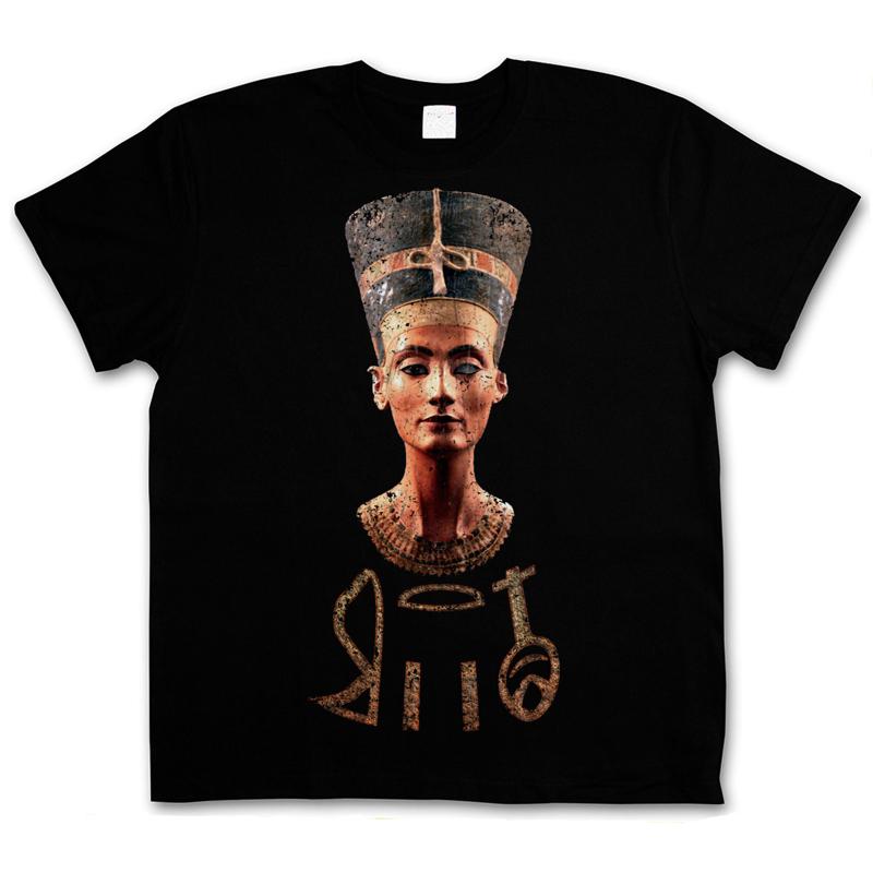 Nefertiti Egyptian Queen Hieroglyphs T-shirt