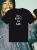 T-shirt with All Eyes On Me Print