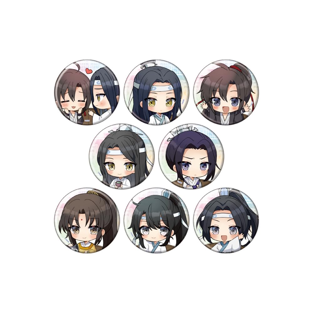 

Taiga Fantasy Radio Drama The Founder of Diabolism 02 [Mini Character Illustration] Can Badge Complete Set (Box of 8)