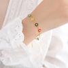 316L Stainless Steel New Fashion Fine Jewelry Refreshing 5 Colors Daisies Flower Charm Chain Choker Necklaces Bracelet For Women