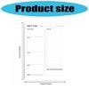 Professional Meal Workout Planner Notepads 60 Sheets Daily Planner Fitness Workout Journal Reading Tracking Notebook