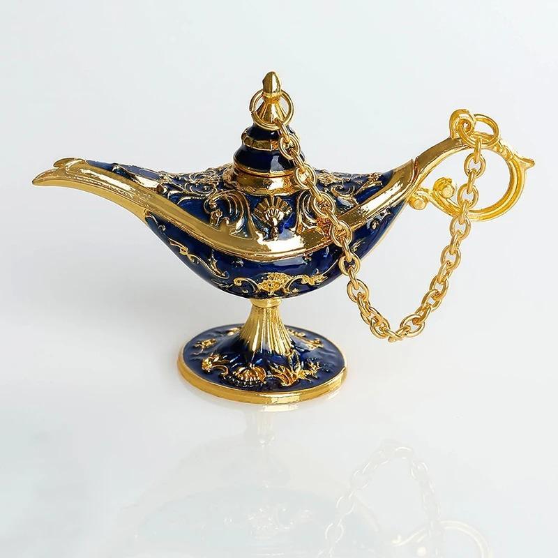 

1pc Palace Ornament Vintage Craft Home Living Room Desktop Festive Elegant Art Display Indoor Household Practical Decor 7x2.6x4.5cm синій