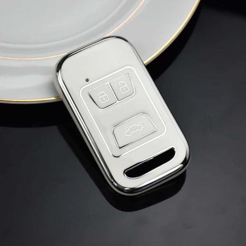 NEW TPU Car Key Case Cover Protect For Chery Tiggo 3 5X 4 8 Glx 7 2019 2020 Arrizo For Cheri Tiggo 8 Car Key Holder Shell