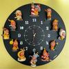 Magnetic Blackboard Wall Clock - DIY Artistic Home Decor for Living Room & Bedroom