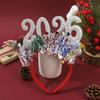 Star Color Strip Christmas Headband Glitter Sequins Numbers Design New Year Headband Party Props Creative Decoration