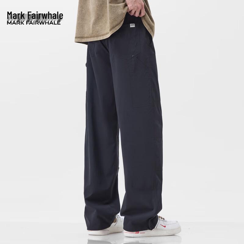 Mark Fairwhale Men s Casual Two-Way Cuff Cargo Pants 38
