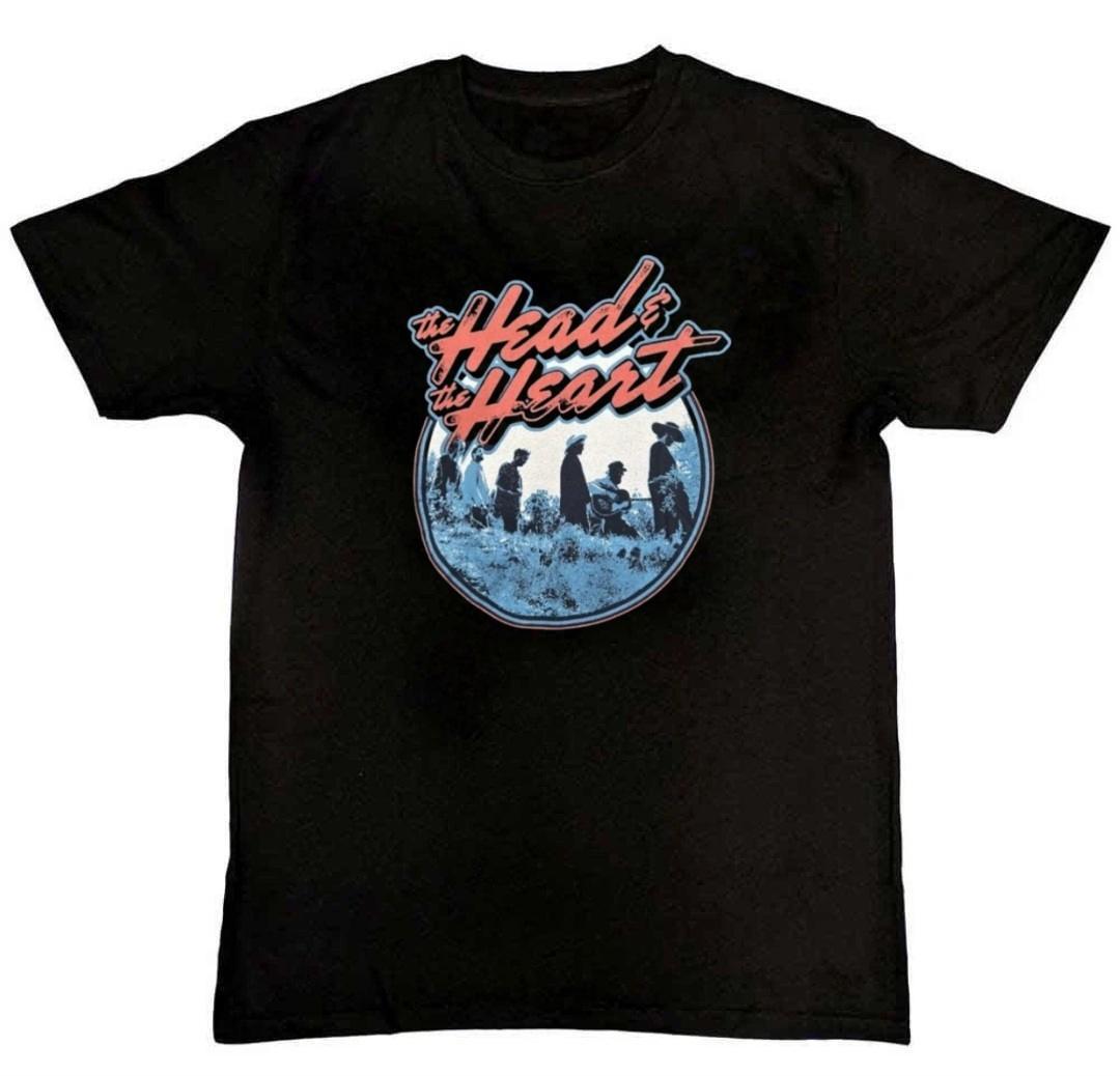 Rare The Head And The Heart Graphic Print Mens T-Shirt L