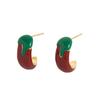 Trendy Chili Shaped Earrings Sturdy Stainless Metal Comfort Fit Ear Studs Jewelry For Women And Girls