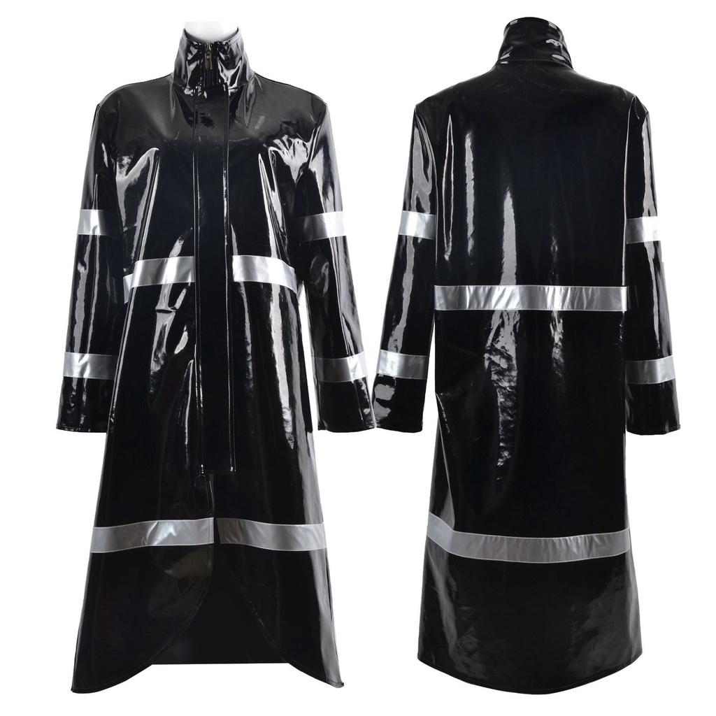 Coraline Wybie Cosplay Trench Coat Outfit For Halloween Party