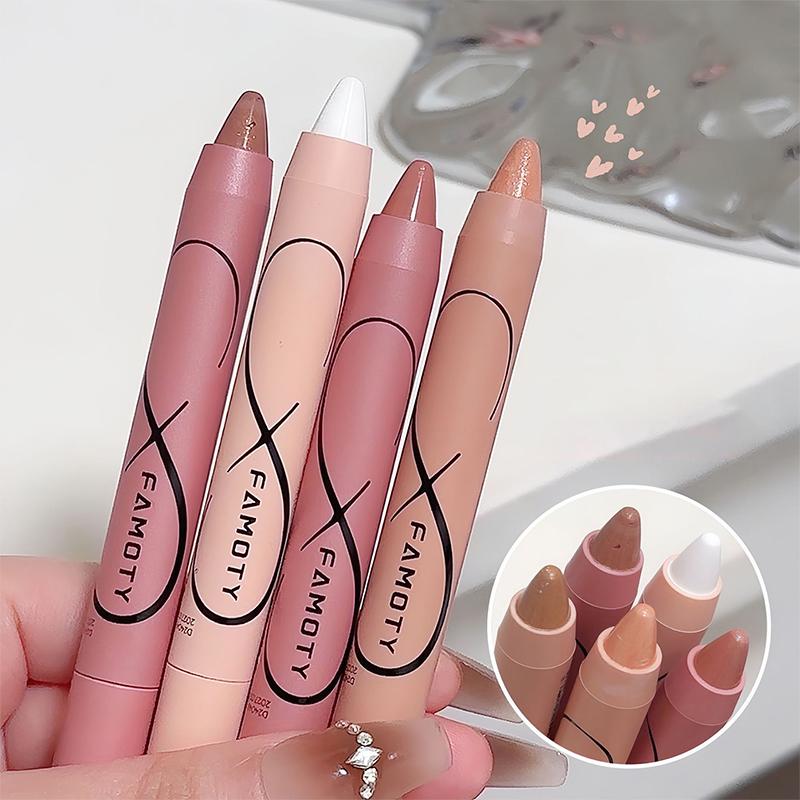 Eye Shadow Lying Silkworm Pen Glitter Matte Pearlescent Highlighter Stick Waterproof Long-Lasting Brightening Eyes Corner