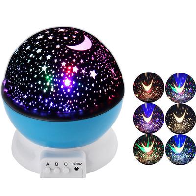 Star Moon Sky Auto Rotation LED Night Light Romantic Projector LED Lamp for Kids Bedroom