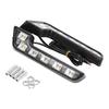 Universal LED Car Daytime Running Light 6LED 12V L-shaped DRL White Light 660LM Waterproof Driving Fog Lights Car LED Lamp