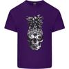 Pineapple Skull Surf Surfing Surfer Holiday Unisexs Light Cotton TShirt