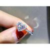 Sanjie Wish European-American Creative Heart Zircon Ring - Travel Souvenir Gift