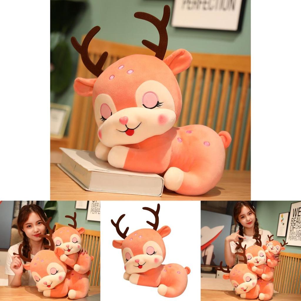 Dreamy Deer Plush Toy Soft And Cuddly Stuffed Animal Crystal Ultra Soft Perfect Gift For Young Adults