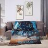 Avatars The Way Of Water Movie Poster Flannel Blanket Boy Soft Cozy Throw Blanket Winter Living Room Bedspread Sofa Bed Cover