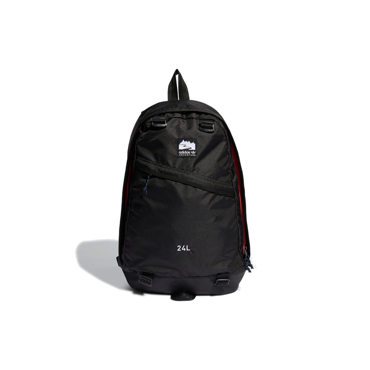 Adidas Originals Classic Minimalist Zipper Casual Sports Backpack Unisex Backpack Black H22718 MISC
