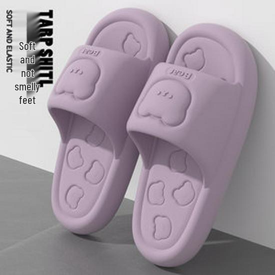 Women's & Men's Fashion EVA Slippers: Thick-Soled, Wear-Resistant, Non-Slip for Home, Bath, and Outdoor Use.