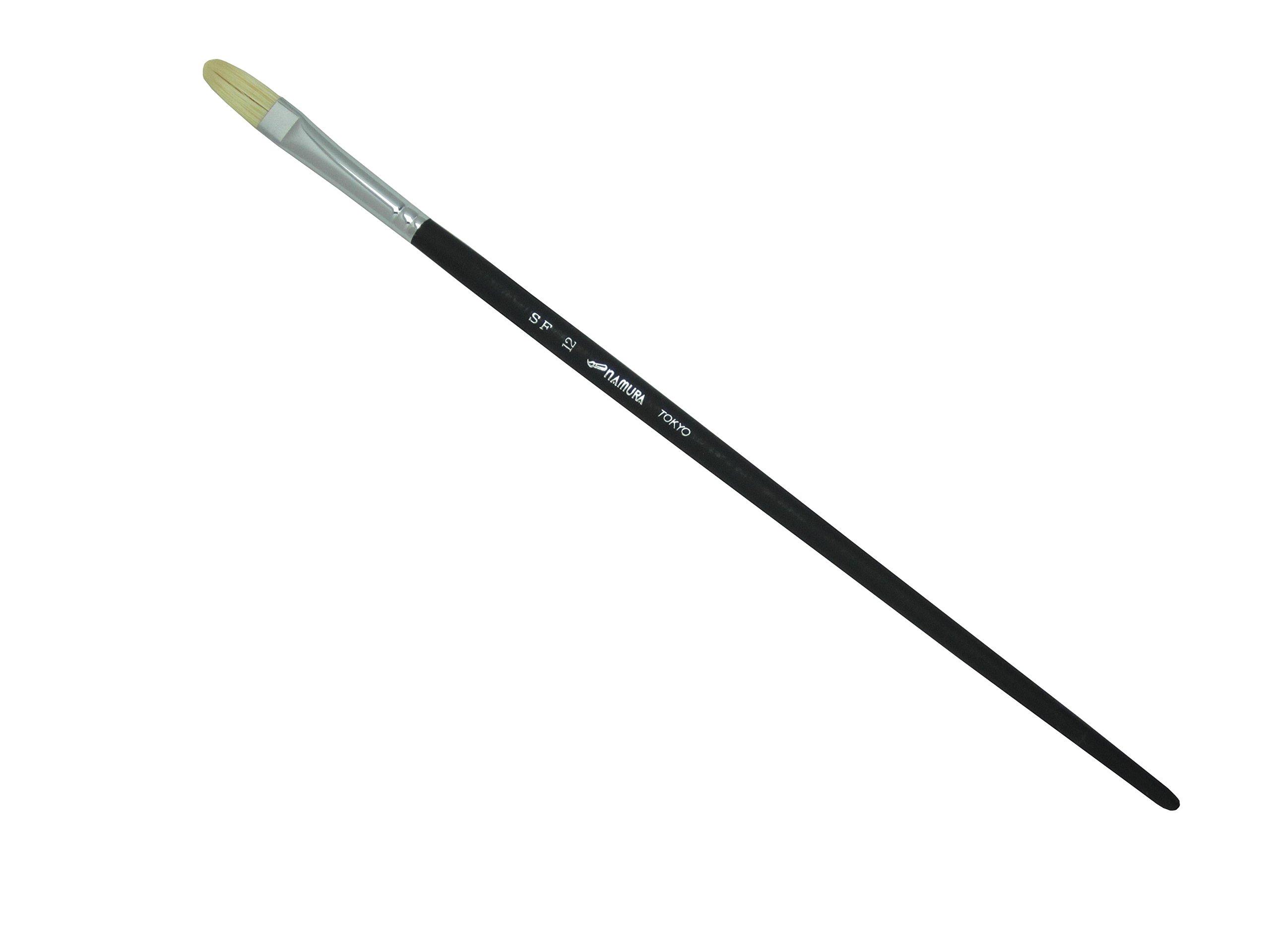 

Namurataiseidou Oil Painting Brush SF No. 12 Flat