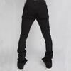 Streetwear Retro Style Men Ripped Spliced Slim Jeans Trousers Hip Hop Holes Stylish Denim Pants for Male