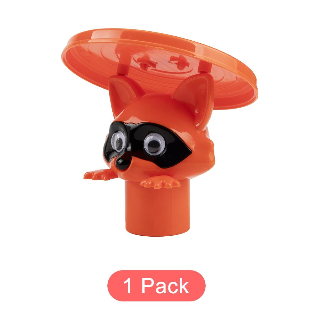 

1Pc Raccoon Design Tissue Holder With Trash Lid Holder Paper Holder Ornament Craft Desktop Tissue Holder For Bathroom Decoration