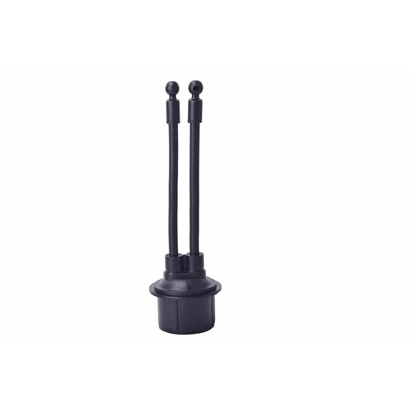 Dual Clamp Car Cup Phone Mount, Flexible Gooseneck 360°Rotatable Bracket Holds Two Smartphones, Universal Auto Cup Slot Stand