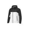 Li Ning Lettuce Leaf Water-Resistant Windbreaker With UV Protection Outdoor Hiking Casual Hooded Early Autumn Jacket Men Jacket Black Cream AFDU839-4