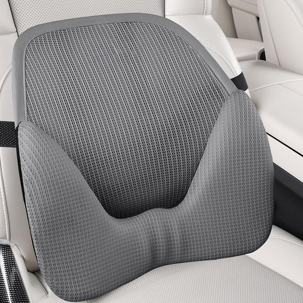 Lumbar Support Pillow For Office Chair Seat Pad Back Cushion For Body Rest Long Sitting Driving Travel Car Airplane Office