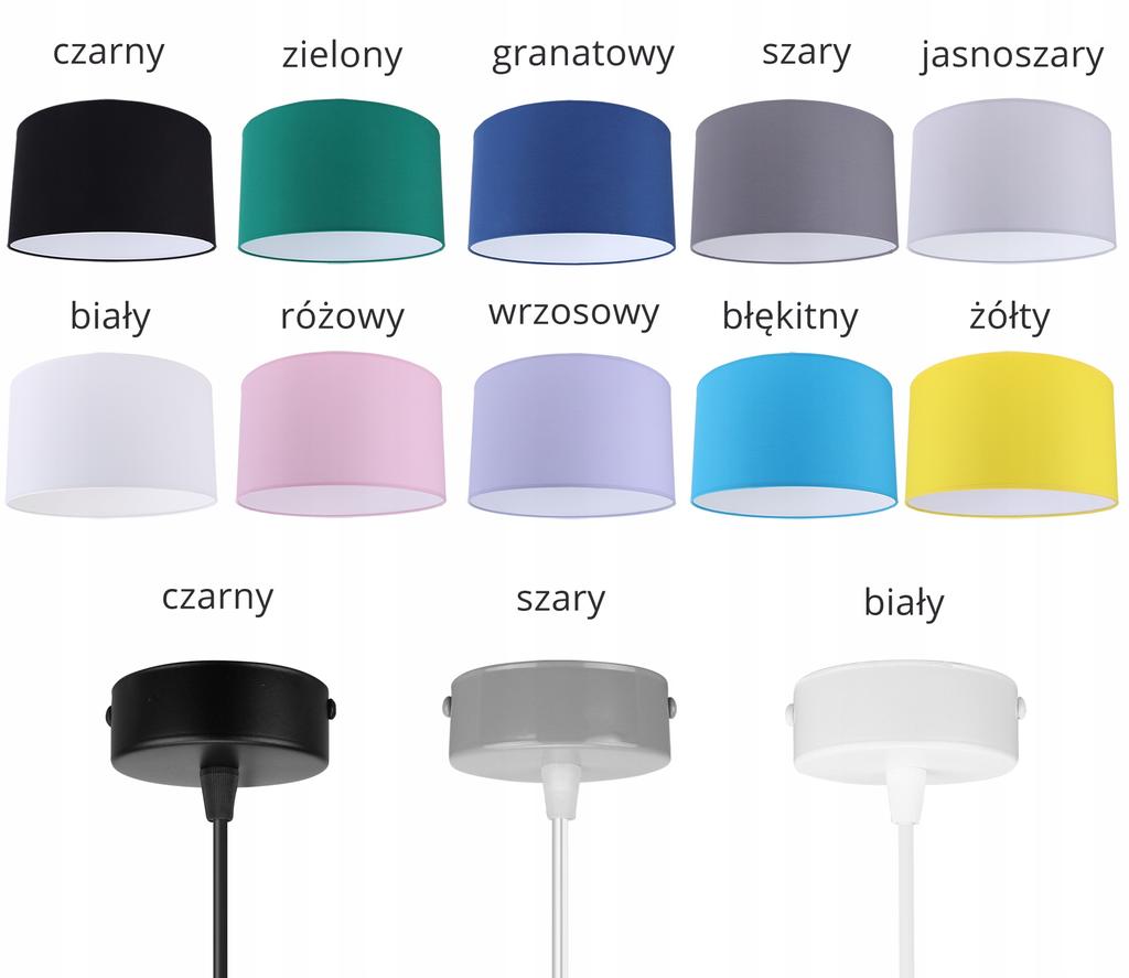 Ceiling Hanging Lamp Chandelier Lampshade Colors