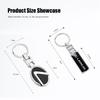 1Pcs Zinc Alloy Car Emblem Key Ring Keychain Decor Accessories Valve Cap For Lexus ES RX NX LS UX LM LX GX LC RZ GS IS300 RX350 JX1