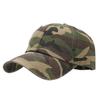 Vintage Camouflage Baseball Cap With Sun Protection For Outdoor Activities