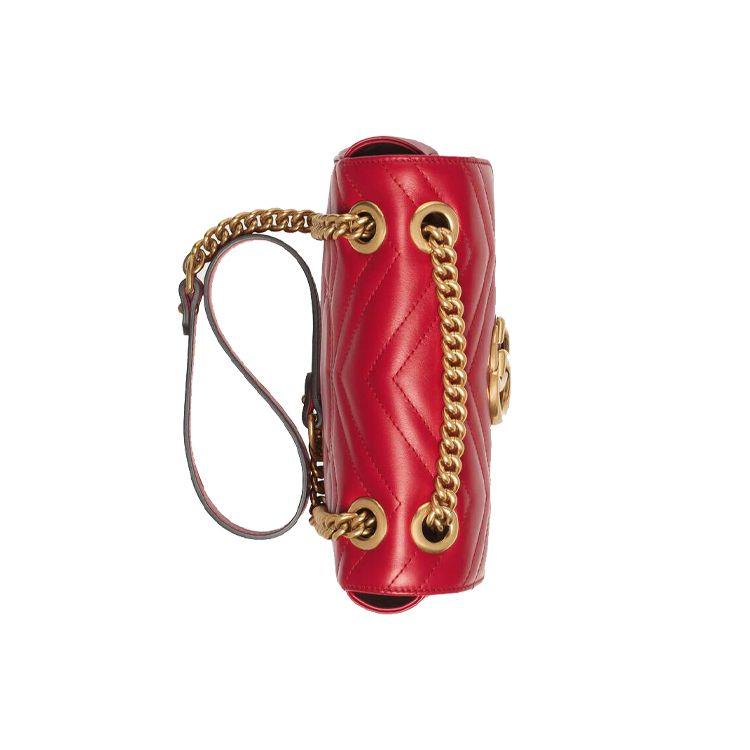 Gucci GG Marmont Matelassé Mini Bag Red Women Shoulder_bags 446744-DTDIT-6433