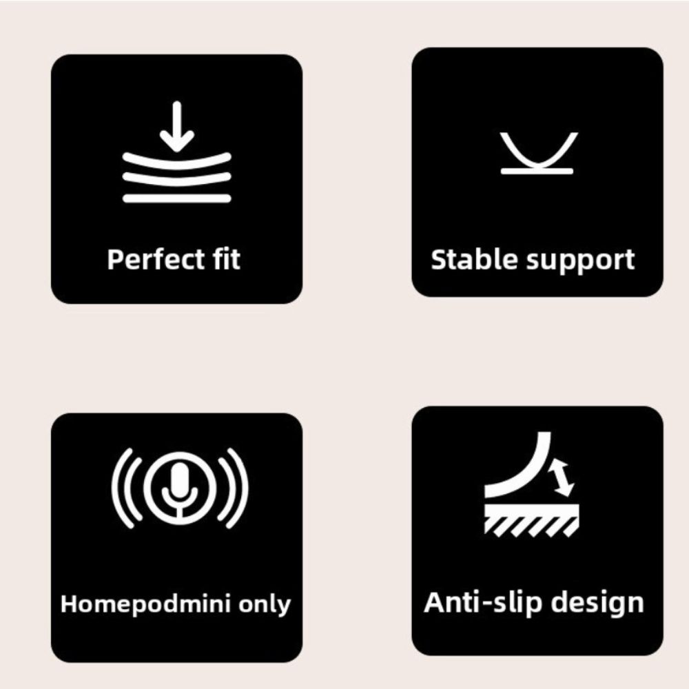 Transparent Bluetooth Speaker Mount Stable Speaker Base Speaker Pedestal Base for HomePod Mini
