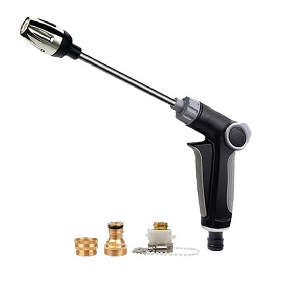 Garden Hose Nozzle Adjustable Spray High Pressure Hose Nozzle Heavy Duty Jet Nozzle Mist Sprayer for Cleaning Car Pet Yard Lawn Use