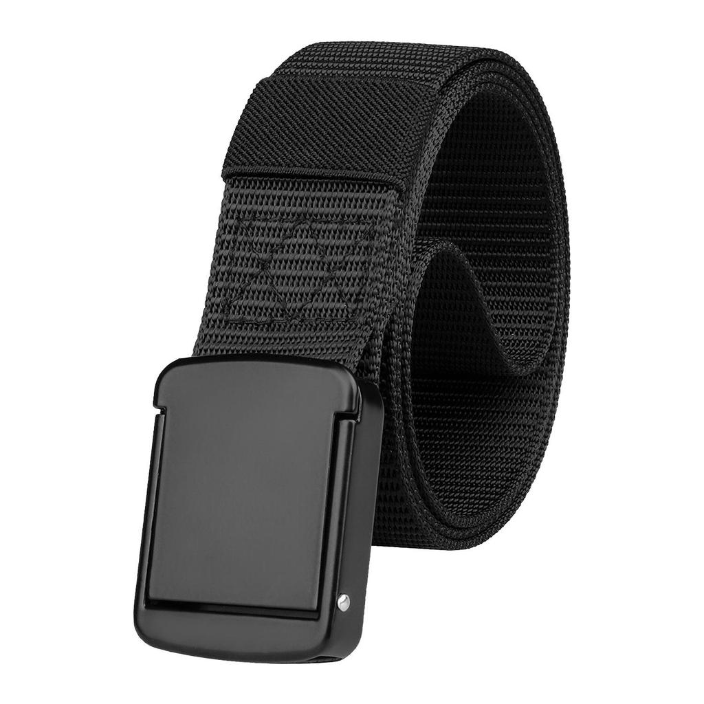 Men's Outdoor Nylon Flip Buckle Belt - Casual, Canvas for School or Military Training