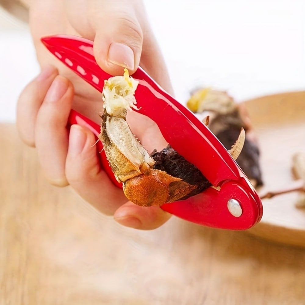 1pc Aluminum Alloy Lobster Crab Cracker Crab Sheller Walnut Nut Clip Seafood Shears Lobster Scissors Kitchen Sea Food Tools