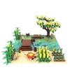 MOC Pastoral Landscape Outdoor Farm Scene Building Blocks Children's Toys