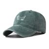Dachshund Cotton Embroidery Vintage Dog Baseball Cap Curved Brim Casual Outdoor
