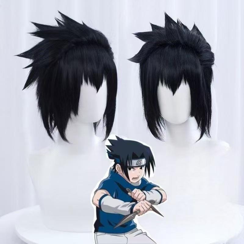 Naruto Shippuden Uchiha Sasuke Cosplay Kostým - Verze pro Mladé Dospělé (Sada oblečení pro 1. generaci)