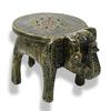 Hand Painted Wooden Elephant 20.32cm Chair Side Table Home Office