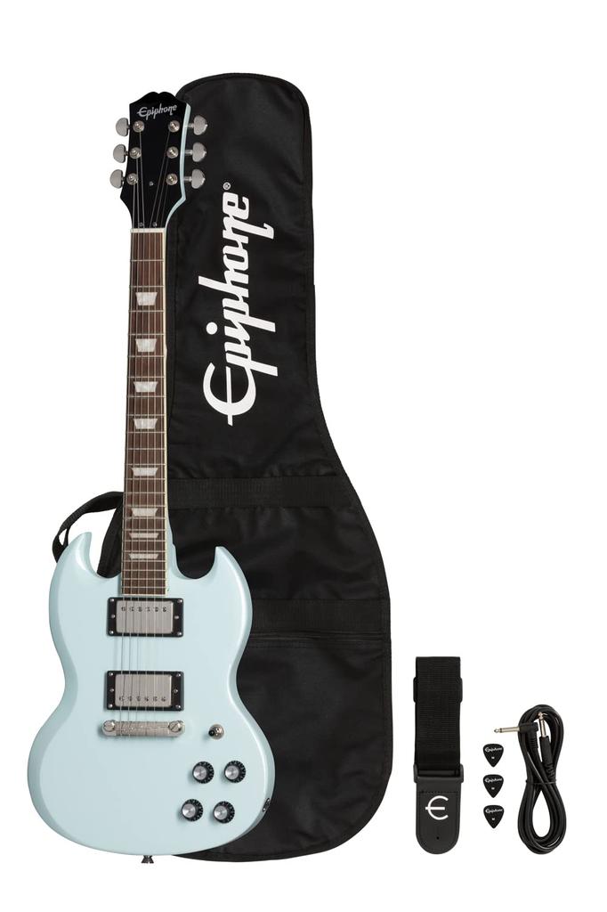 Epiphone/Power Players SG Ice Blue